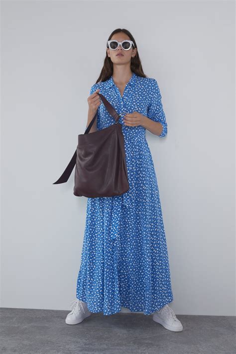 zara printed versace dress|Women´s Printed Dresses .